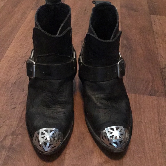 Jeffrey Campbell Shoes - Jeffrey Campbell Black Cowboy Booties